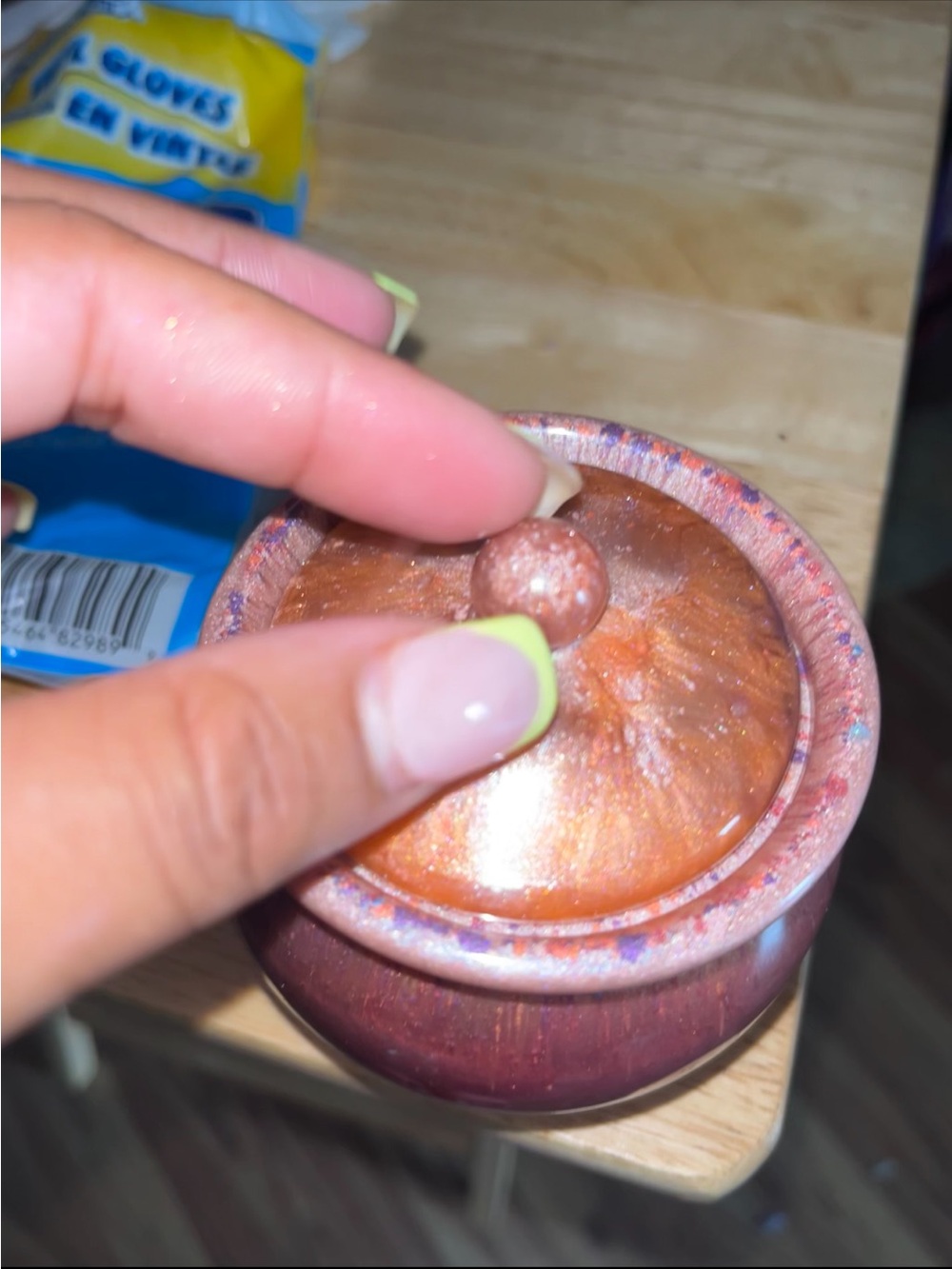 JAI’S DESIGNS Handcrafted Single Doodad Pot with lid - Picture 5 of 10